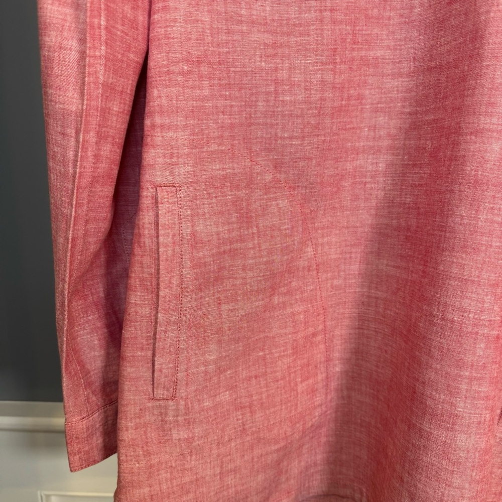 Duluth Trading Co Red Cotton Pullover Tunic Shirt‎ Women’s L - Picture 4 of 12